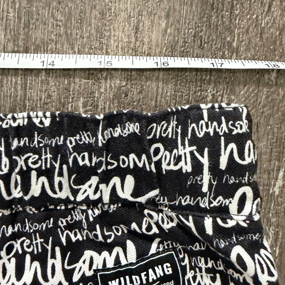 Wildfang All Over Script Print Drawstring Lounge … - image 8